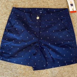 🏝🏝🏝Nautica anchor and polka dot shorts NWT 8